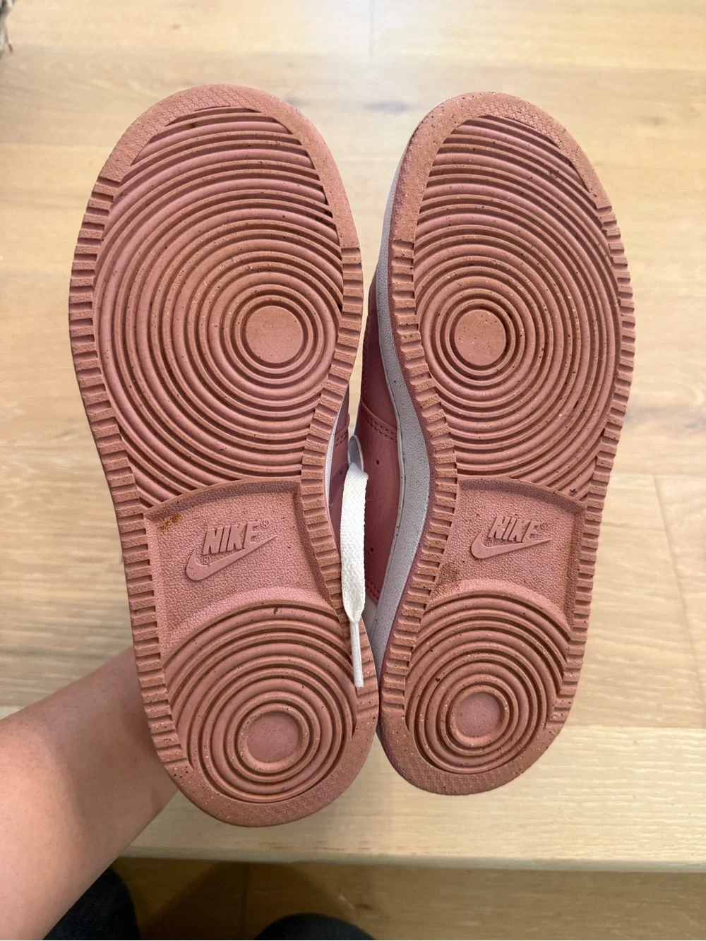 Nike Low-Top Sneakers in Pink and White